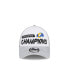 ფოტო #3 პროდუქტის Men's Los Angeles Rams NFC Champions Locker Room 9FORTY Trucker Snapback Hat