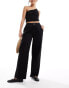 Фото #1 товара Kaiia wide leg jeans in black