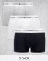 Фото #1 товара Tommy Hilfiger 3 pack trunks in multi