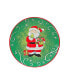 Фото #3 товара Holiday Magic Santa 4 Piece Dessert Plate Set