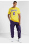Фото #3 товара Los Angeles Lakers Nba T-shirt in Yellow Erkek Sarı Basketbol Tişört DR6380-728