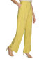 ფოტო #3 პროდუქტის Women's Linen-Blend Wide Leg Pants