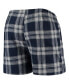 Men's Navy, Gray New York Yankees Takeaway Flannel Boxers