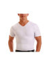 ფოტო #2 პროდუქტის Insta Slim Men's Compression Short Sleeve V-Neck T-Shirt