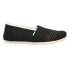 TOMS Alpargata Slip On Womens Black Flats Casual 10016688T