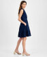 Women's Ruffled Tiered Fit & Flare Dress