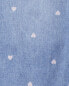 Фото #18 товара Baby Heart Print Denim Overalls 18M