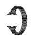 Фото #3 товара Nikki Black Stainless Steel Alloy Chain-Link Band for Apple Watch, 42mm-44mm