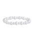 ფოტო #2 პროდუქტის Set Of 5 Imitation Pearl and Crystal Stretchy Bracelets