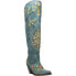 Фото #2 товара Dan Post Boots Flower Child Snip Toe Cowboy Womens Blue Dress Boots DP3271