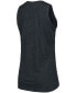 ფოტო #2 პროდუქტის Women's Navy Penn State Nittany Lions Ferris Melange V-Neck Tank Top