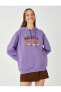 Фото #6 товара Kadın Sweatshirt Mor 3wal10046ık