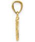 ფოტო #2 პროდუქტის Royal Crown Charm Pendant in 14k Gold