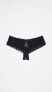 Фото #3 товара Hanky Panky Women's 180623 Black Lace Keyhole Cheeky Panty Underwear Size S