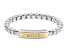 Фото #1 товара Timeless men´s bicolor bracelet in Devon steel 1580597