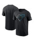 Фото #2 товара Men's Black Carolina Panthers Essential Panthers Pride T-shirt