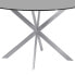 Фото #3 товара Mystere Round Dining table: In Brushed Stainless Steel With Gray Tempered Glass Top