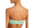 Фото #2 товара bond-eye Womens Blake Bandeau Bikini Top Swimwear Green Size OS