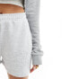 Фото #3 товара The Couture Club co-ord emblem raw edge shorts in grey