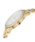 ფოტო #2 პროდუქტის Women's Siena Swiss Quartz Ion Plating Gold-Tone Bracelet Watch 38mm