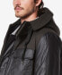 ფოტო #4 პროდუქტის Men's Harrigan Resin & Faux Wool Combo Parka