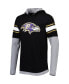 ფოტო #3 პროდუქტის Men's Black Baltimore Ravens Long Sleeve Hoodie T-shirt
