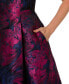 ფოტო #4 პროდუქტის Women's Floral-Jacquard Sleeveless Fit & Flare Dress