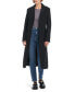 ფოტო #8 პროდუქტის Women's Single-Breasted Novelty Herringbone Maxi Coat