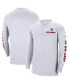 Men's White Oklahoma Sooners Heritage Max 90 Long Sleeve T-shirt