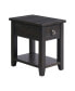 Фото #1 товара Kahlil 1-Drawer Chairside Table with USB