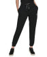 Фото #1 товара Women's Drawstring-Waist Mesh-Trim Joggers