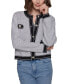 Фото #1 товара Кардиган женский Karl Lagerfeld с контрастной отделкой
