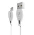 Фото #1 товара Przewód kabel USB - micro USB 2.4A 1m biały
