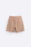 Jacquard bermuda shorts