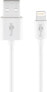 Фото #1 товара Wentronic Lightning USB Charging and Sync Cable - 0.5 m - 0.5 m - Lightning - USB A - Male - Male - White