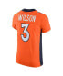 ფოტო #3 პროდუქტის Men's Russell Wilson Orange Denver Broncos Vapor Elite Jersey