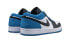 Фото #6 товара Кроссовки Nike Air Jordan 1 Low Laser Blue (Белый, Черный)