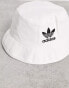 Фото #8 товара adidas Originals adicolor bucket hat in white