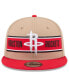 Фото #4 товара Men's Tan/Red Houston Rockets 2024 NBA Draft 9FIFTY Snapback Hat