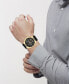 Men's Jackson Black Leather Strap Watch 45mm