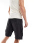 ADPT loose fit denim cargo shorts in washed black Schwarze Jeans, XS - фото #3