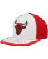 ფოტო #1 პროდუქტის Men's White, Red Chicago Bulls Day One Snapback Hat