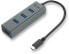 Фото #2 товара USB-концентратор USB I-Tec 4x USB-A 3.0 (C31HUBMETAL403)