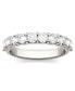 ფოტო #5 პროდუქტის Moissanite Round Anniversary Band (1 ct. t.w. Diamond Equivalent) in 14k White Gold