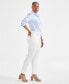 ფოტო #4 პროდუქტის Petite Mid-Rise Curvy Skinny Jeans, Created for Macy's