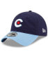 Фото #1 товара Men's Navy, Light Blue Chicago Cubs City Connect 9TWENTY Adjustable Hat