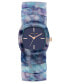 Women's Quartz Blue Acetate Link Expansion Watch, 30mm