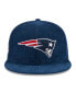Фото #3 товара Men's Navy New England Patriots Throwback Cord 59FIFTY Fitted Hat