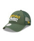 ფოტო #2 პროდუქტის Women's Green Green Bay Packers Team Trucker 9FORTY Snapback Hat