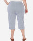 ფოტო #2 პროდუქტის Plus Size All American Striped Clamdigger Capri Pants